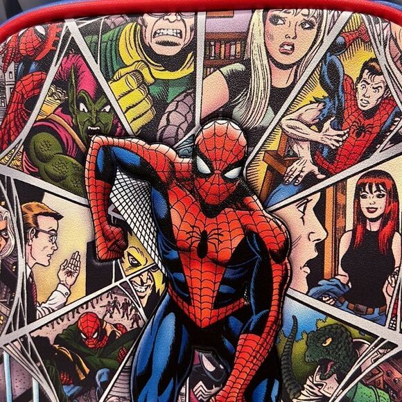 Disney Marvel The Amazing Spider-Man Beyond Amazing Crossbody Bag NWT BuckleDown - Picture 3 of 6